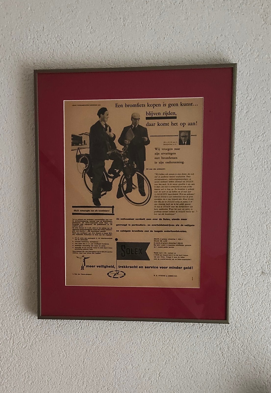Solex, Ophalen, Gebruikt