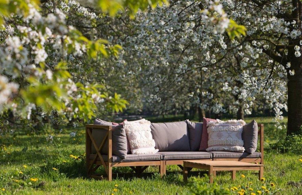 NIEUW Lanterfant Suus Hardhout tuinbank loungeset tuinset, 3 zitplaatsen, Bank, Nieuw, Ophalen of Verzenden