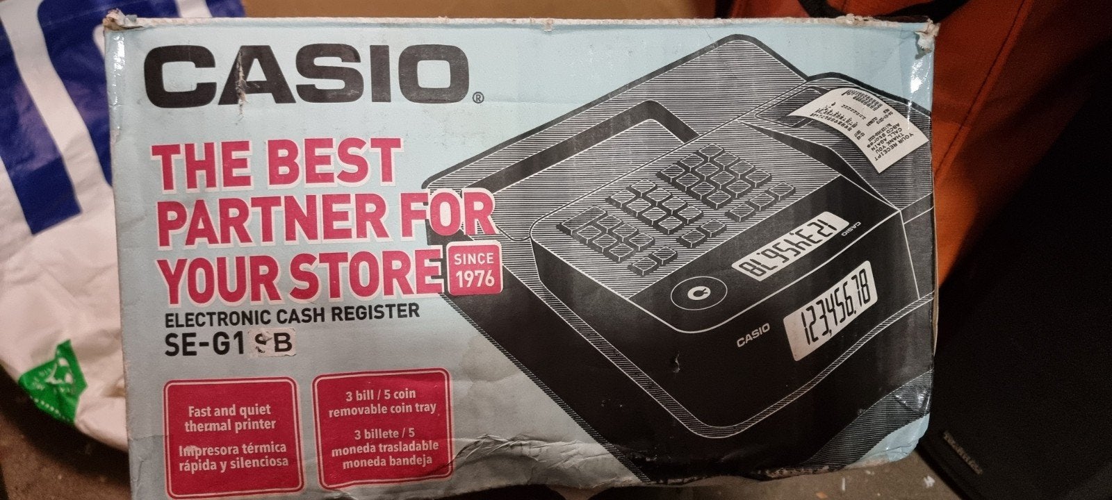 Casio SE-G1 Elektronische Kassa (Zonder sleutels), Ophalen of Verzenden