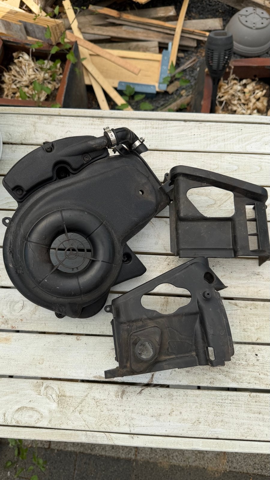 Koelkappen set Piaggio/Vespa 4t2v Sprint, Zip, Primavera, Lx, Ophalen of Verzenden, Gebruikt, Kap, Piaggio