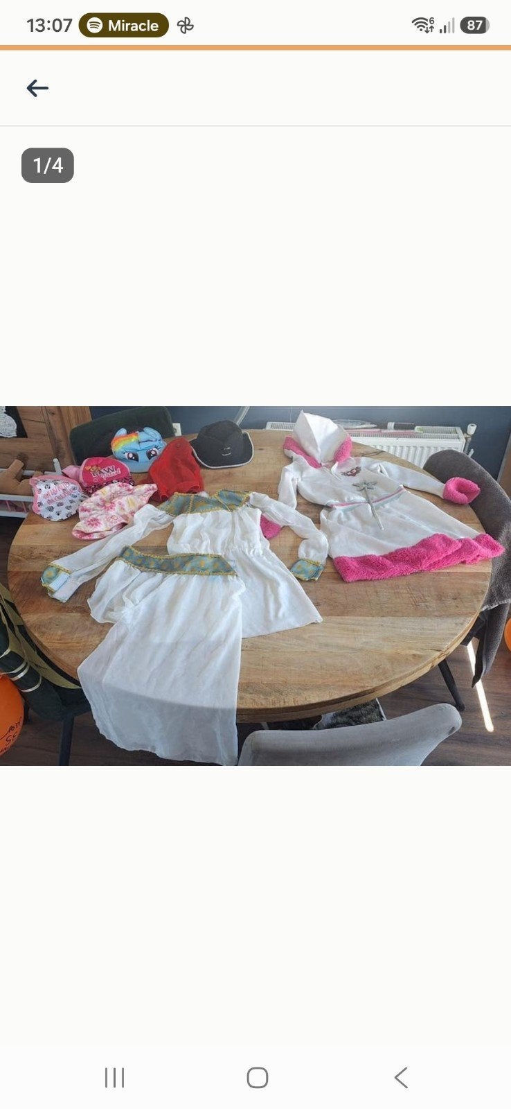 Verkleedkleren gratis, Ophalen, Gebruikt