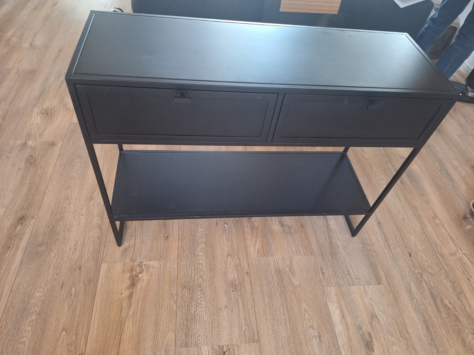 Pronto bijzettafel - Zwart, 1,5 jaar oud, Ophalen, Gebruikt, Metaal of Aluminium, 75 cm of meer