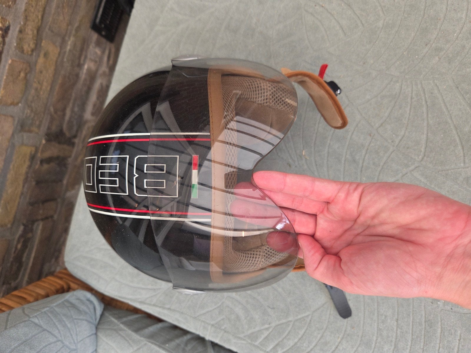 Helm Beon maat M, Fietsen en Brommers, Brommerhelmen, Ophalen, Medium