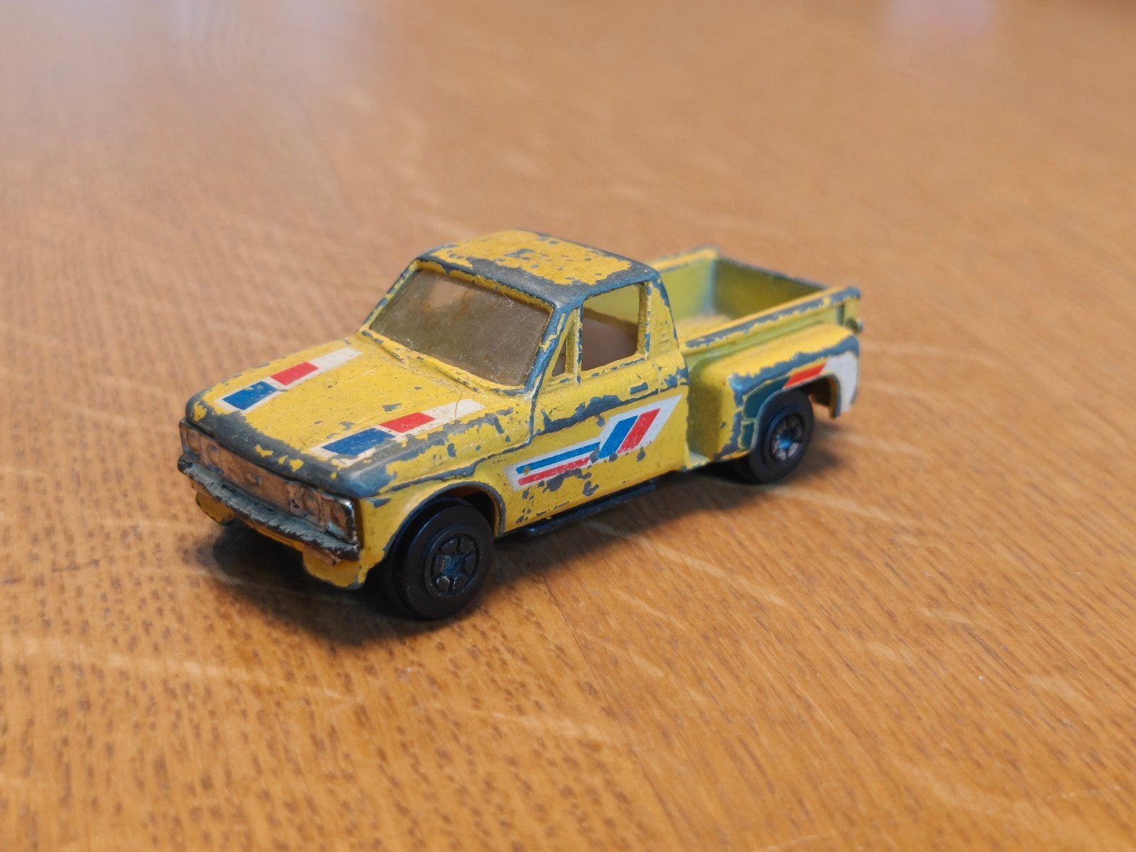 Yatming Chevrolet Stepside Pickup GEEL, Ophalen of Verzenden, Zo goed als nieuw, Auto