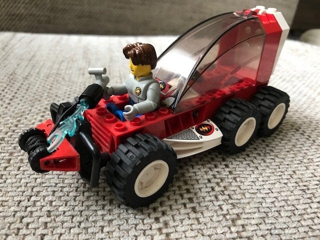 Lego 4605 Jack Stone Fire response SUV. Zoals op de foto's, Ophalen of Verzenden, Gebruikt