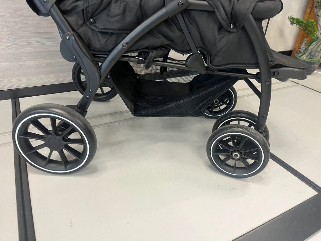 Deryan Elena Duo Buggy - Dubbele Buggy - Compact - Zwart, Deryan, Marithaime 8, Ophalen of Verzenden, Zo goed als nieuw
