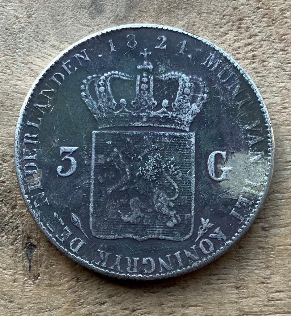 3 gulden 1824 Willem I, Ophalen, Koning Willem I, Overige waardes, Losse munt