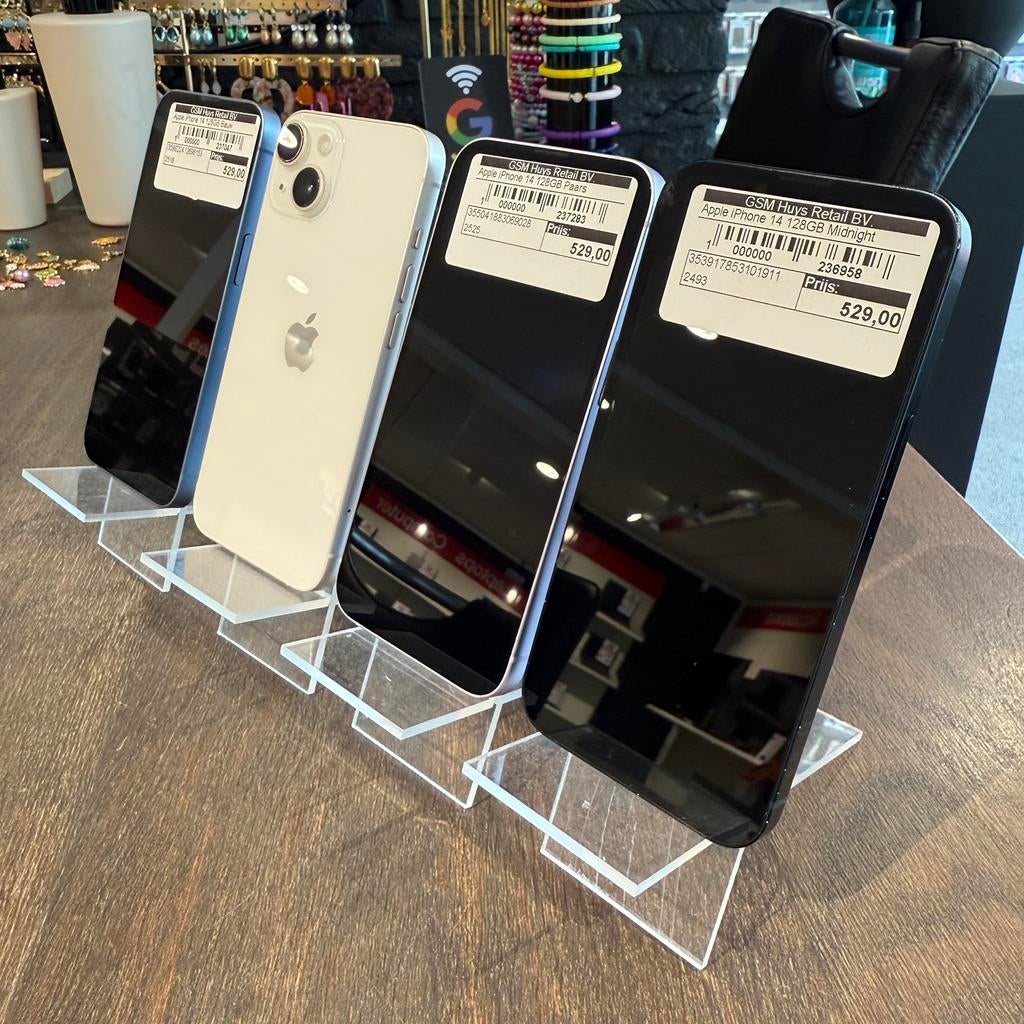 GSM HUYS | Apple iPhone 14 | 128GB| Refurbished, 128 GB, Apple, Blauw, Ophalen of Verzenden