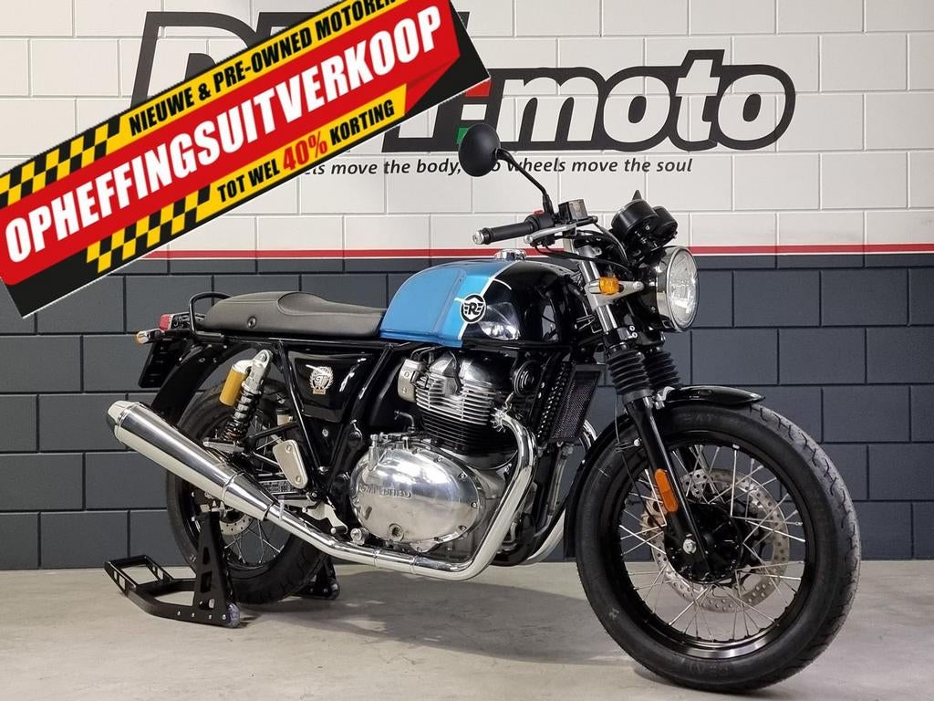 ROYAL ENFIELD CONTINENTAL GT 650 (bj 2023), Motoren, 2 cilinders, 648 cc, Motorrijbewijs A, Bedrijf