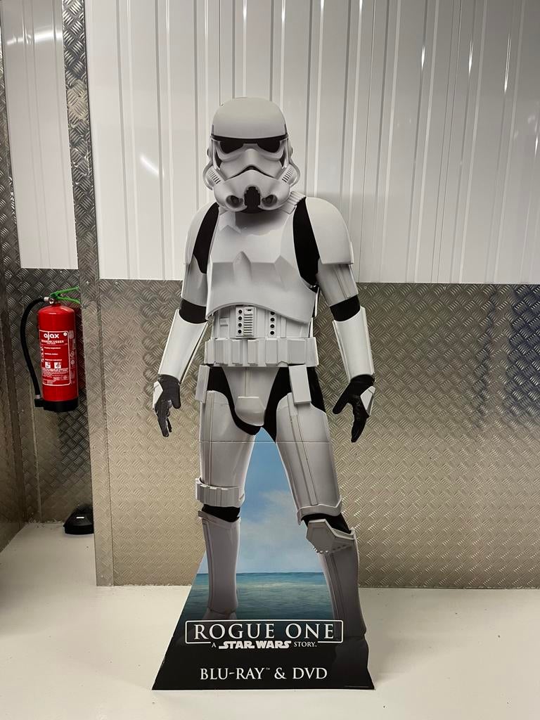 Star Wars Rogue One Storm Trooper, levensgrote cut out, Ophalen, Gebruikt, Overige typen