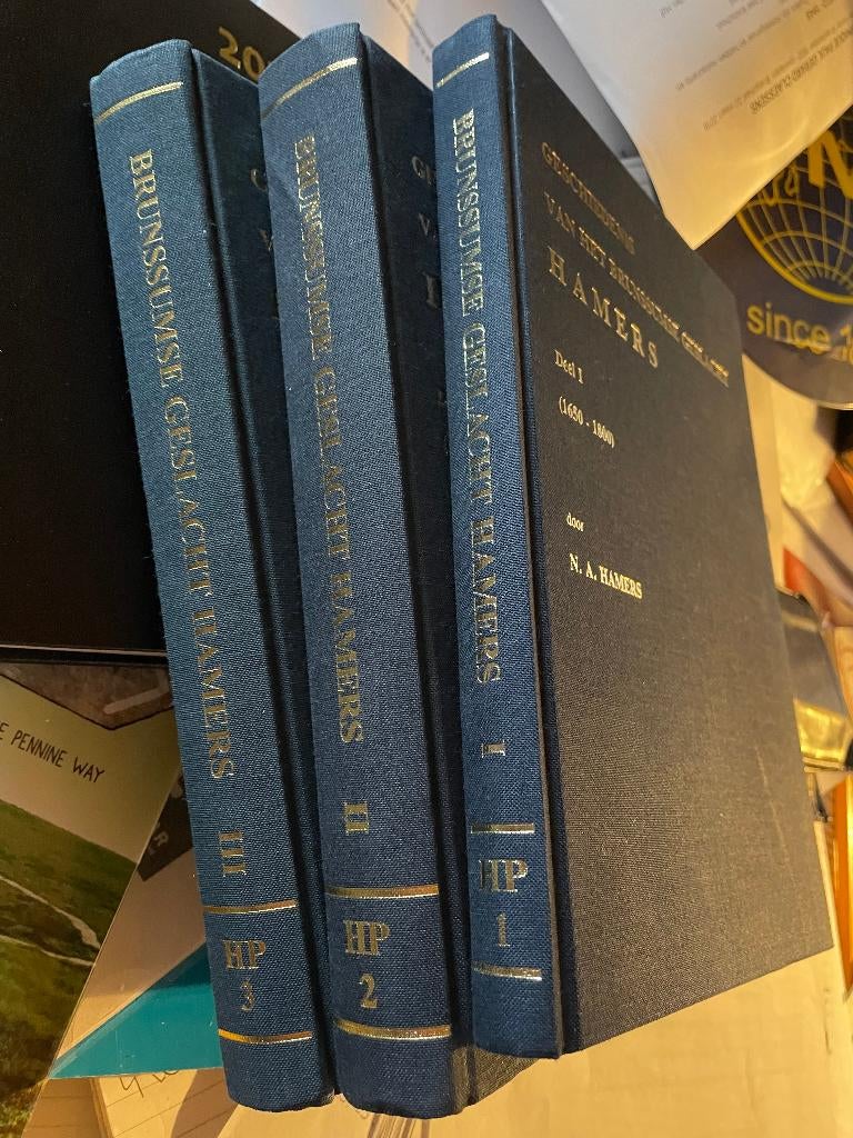 Geschiedenis van het Brunssumse geslacht Hamers 3 dln., Boeken, Geschiedenis | Stad en Regio, Ophalen of Verzenden, Zo goed als nieuw