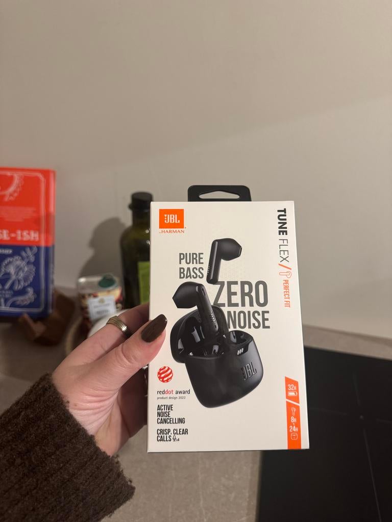 JBL Tune Flex - Pure Bass - Zero Noise Oordopjes, Ophalen of Verzenden, Nieuw, Overige merken