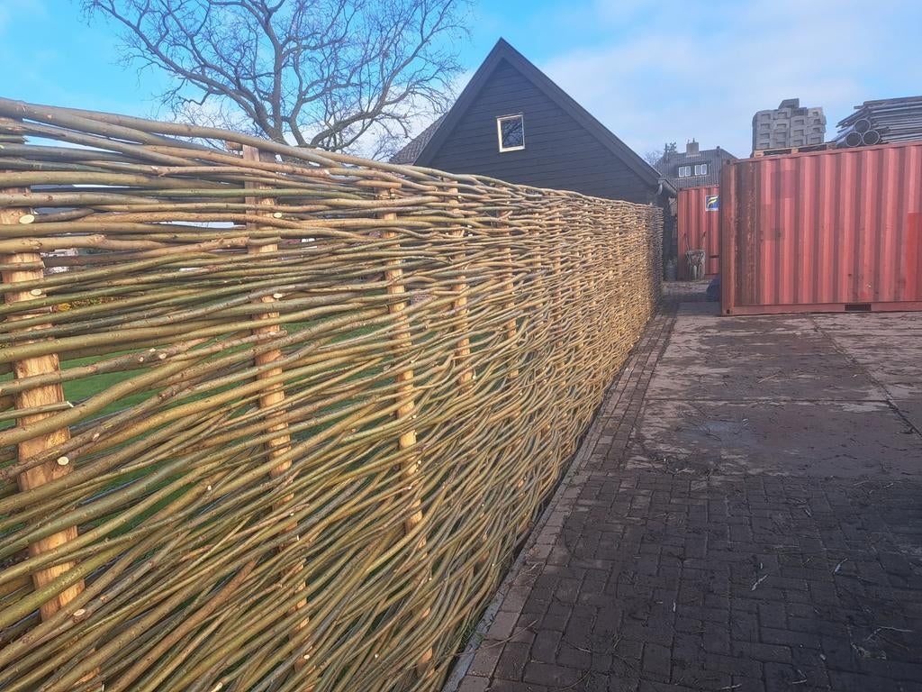 Wilgenschutting Schutting Natuurlijke Erfafscheiding €42 m2