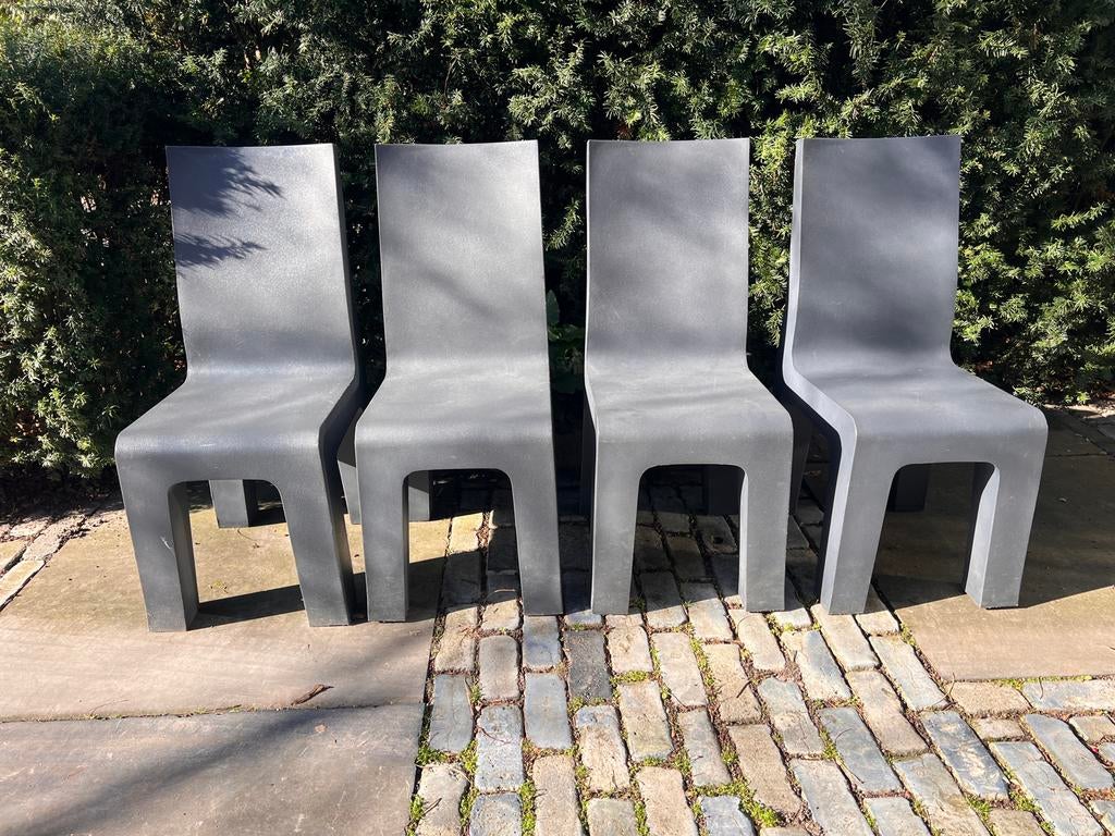 Richard Hutten Gispen Centraal Museum Stoelen, Huis en Inrichting, Stoelen, Kunststof, Gebruikt, Ophalen of Verzenden, Vier