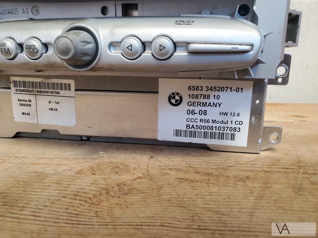 Mini R56 2006 - 2010 Countryman radio navigatie CCC 3452071, Auto-onderdelen, Dashboard en Schakelaars, Ophalen of Verzenden, Gebruikt
