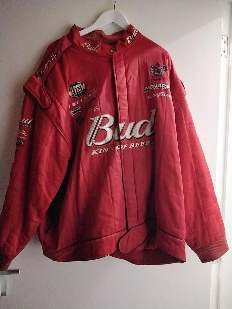 Vintage Budweiser NASCAR Jas - Maat  4XL, Maat 56/58 (XL), Ophalen of Verzenden, Zo goed als nieuw, Chase Authentics