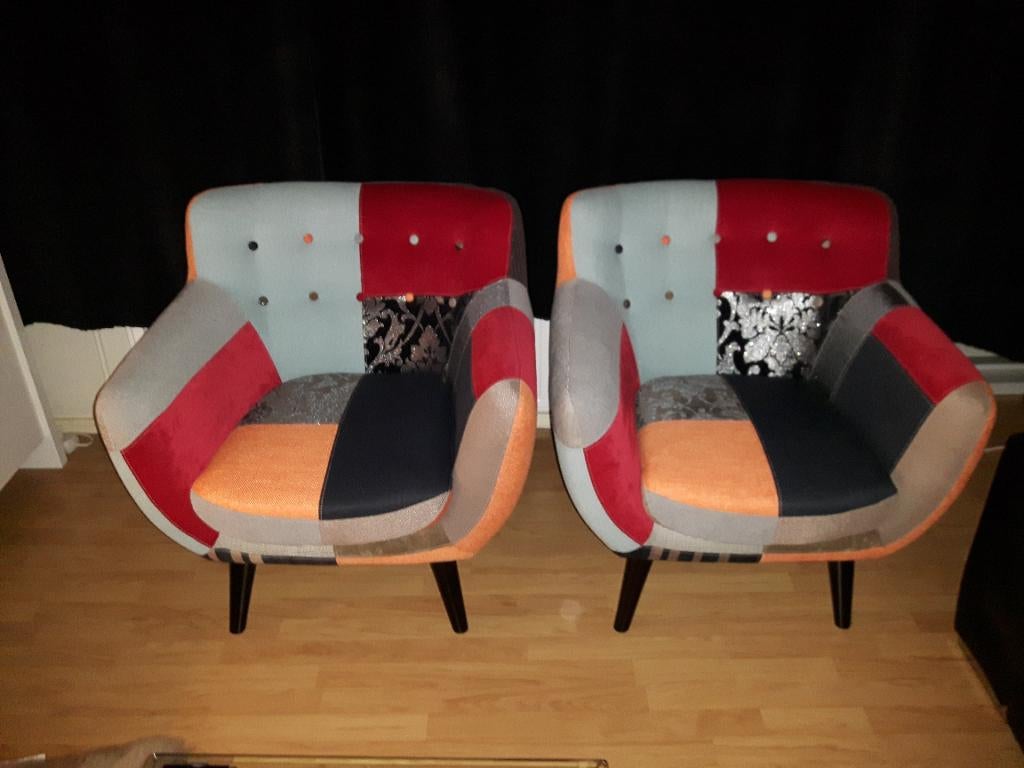 Fauteuils  'Maarn' Nieuwstaat Woonexpress, Ophalen, Nieuw, 75 tot 100 cm, Stof