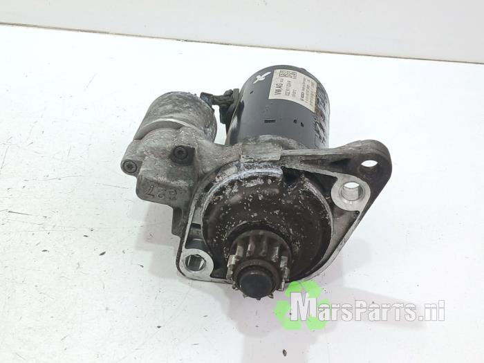 Startmotor van een Volkswagen Polo, Gebruikt, -, Volkswagen, -
