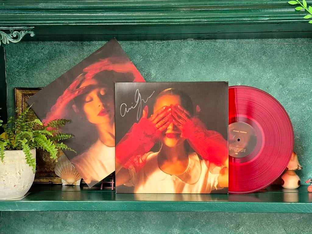 Signed Eternel Sunshine Vinyl - Ariane Grande, Ophalen of Verzenden, Zo goed als nieuw, 12 inch
