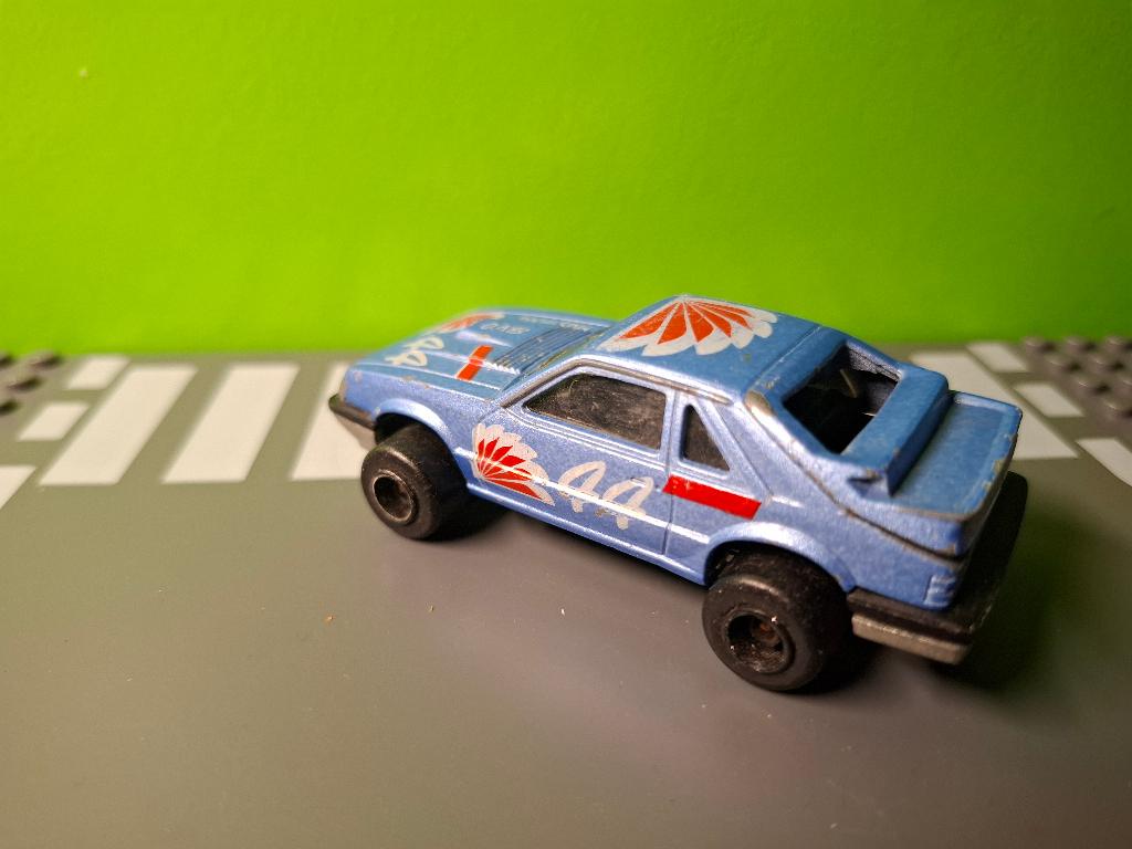 Majorette 220 - Ford Mustang SVO [blauw] 1/59, Ophalen of Verzenden, Gebruikt, Auto