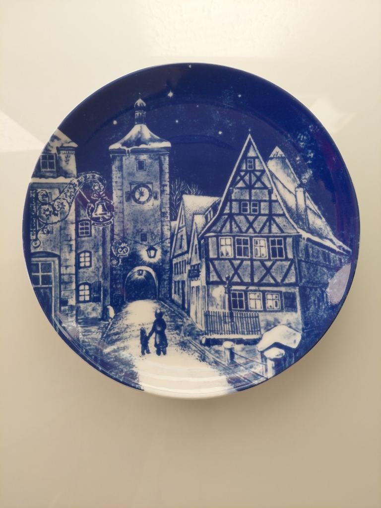 Royal Bavaria Rothenburg ob der Tauber Porseleinen Bord 1977, Antiek en Kunst, Ophalen of Verzenden