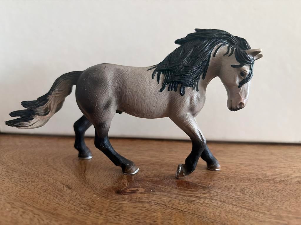 Schleich Andalusische hengst (13607) 2005 retired, Ophalen of Verzenden, Gebruikt, Jongen of Meisje
