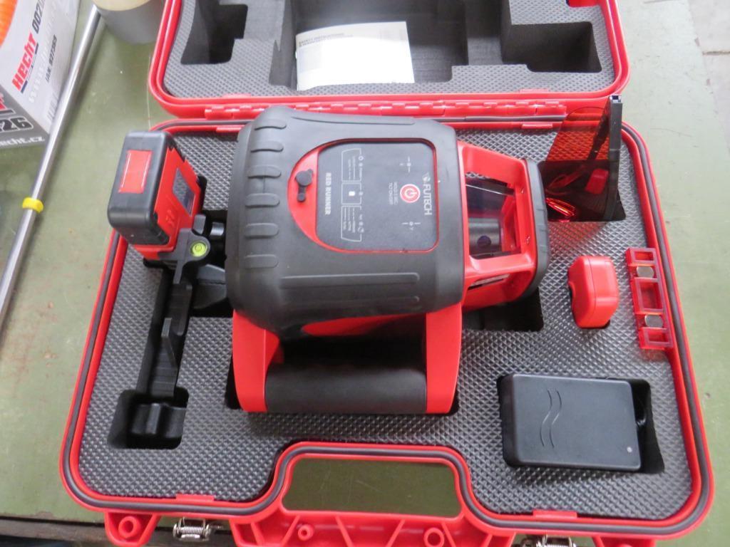 Futech Red Runner Rotatielaser + Gyro ontvanger Koffer Nieuw, Ophalen of Verzenden, Nieuw