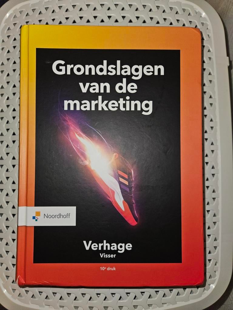 Grondslagen van de marketing - Verhage & Visser, Boeken, Ophalen of Verzenden, Zo goed als nieuw, Economie en Marketing, Verhage & Visser