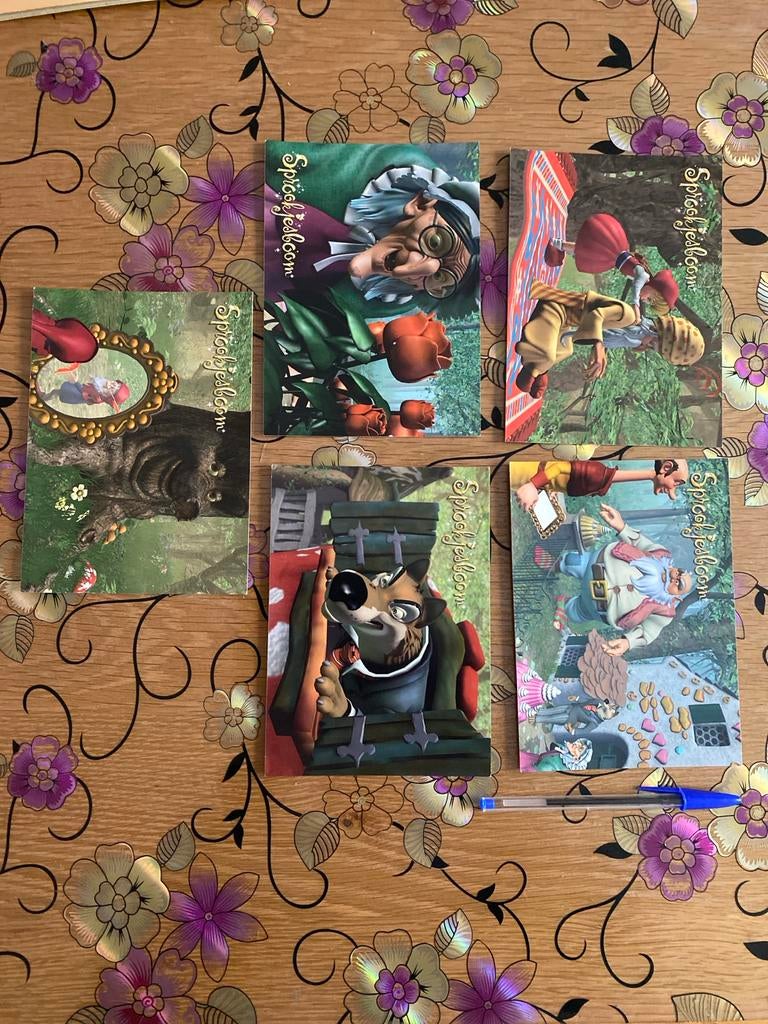 Sprookjesboom Kaarten - Set van 5, Ophalen of Verzenden