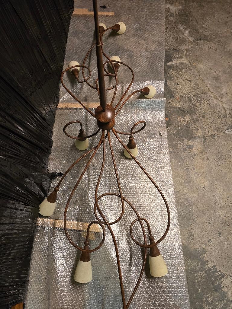 Lamp plafond, Ophalen, Gebruikt, Glas, 75 cm of meer