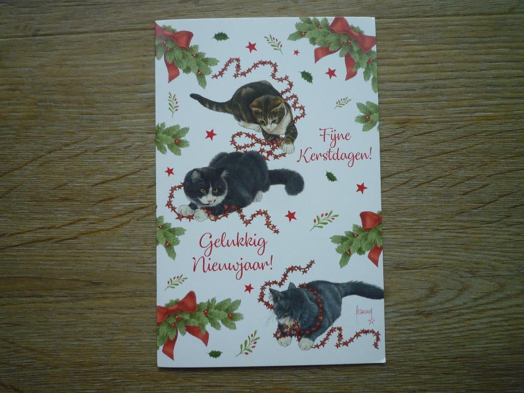 Francien van Westering kat katten poes poezen, Verzamelen, Ophalen of Verzenden, Voor 1920, Hond of Kat