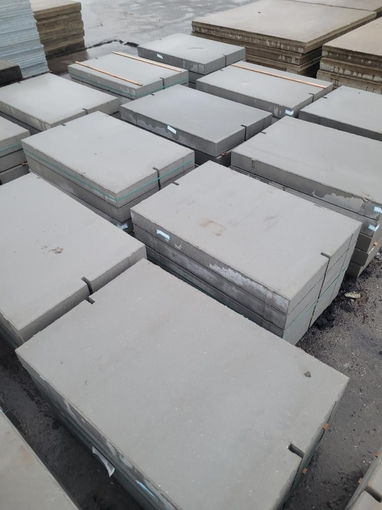 Betonplaten nieuw.  80x1,20.  Met schoonheidsfoutjes., Ophalen of Verzenden, Nieuw, Overige materialen, Minder dan 20 mm
