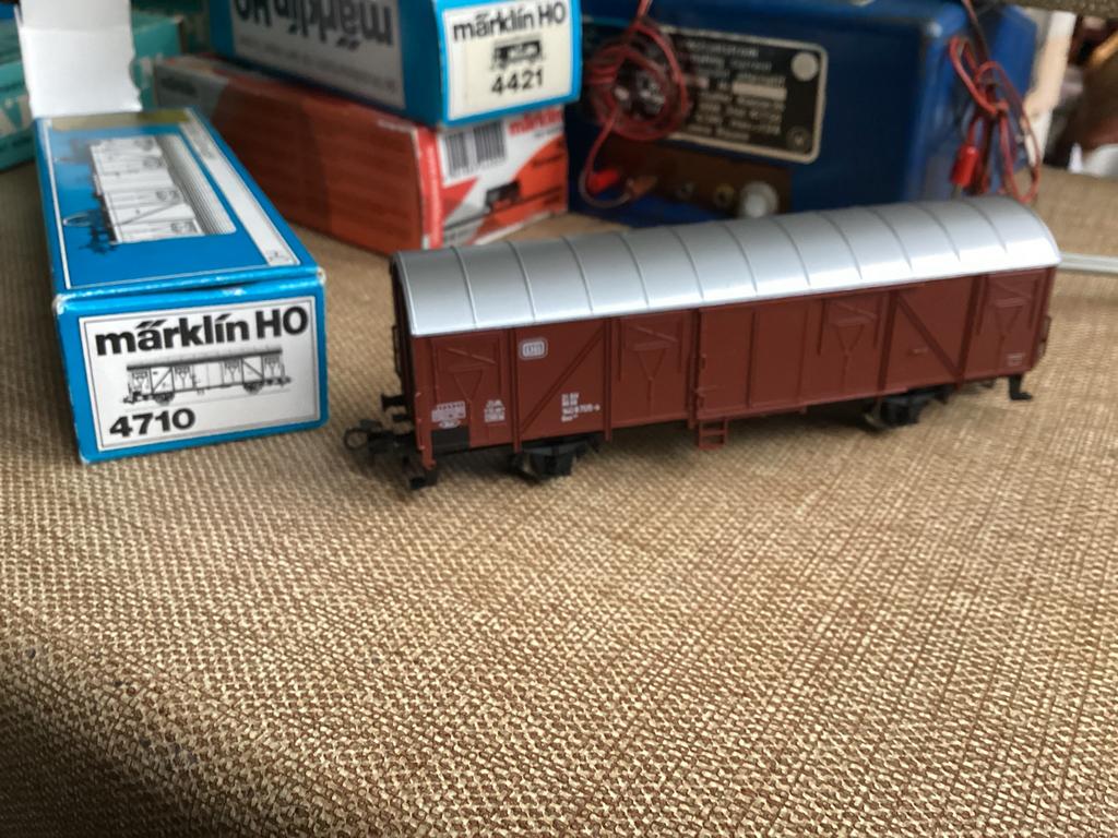 Marklin 4710 DB gesloten goederenwagen NIEUW/LEZEN Defect, Hobby en Vrije tijd, Wisselstroom, Ophalen of Verzenden, Märklin, Nieuw
