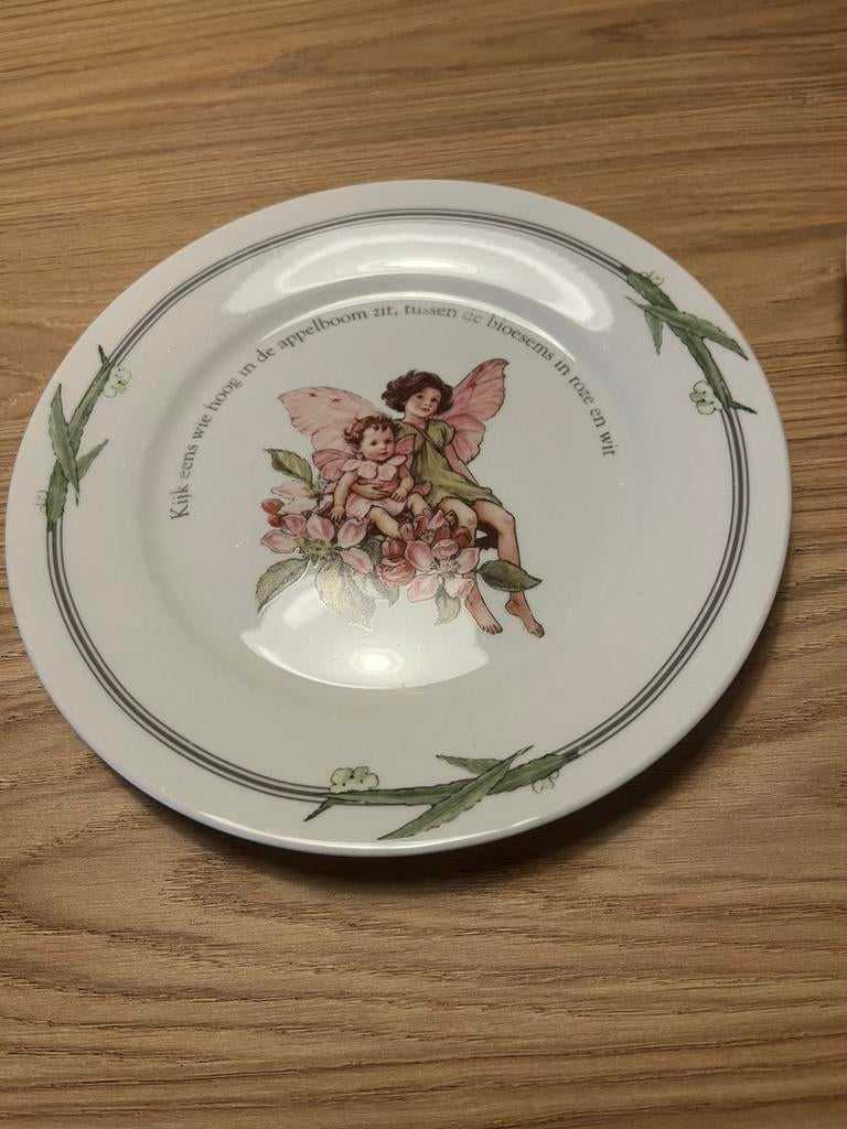2 mooie bordjes ( Flower Fairies van DE) 2 euro per stuk., Ophalen