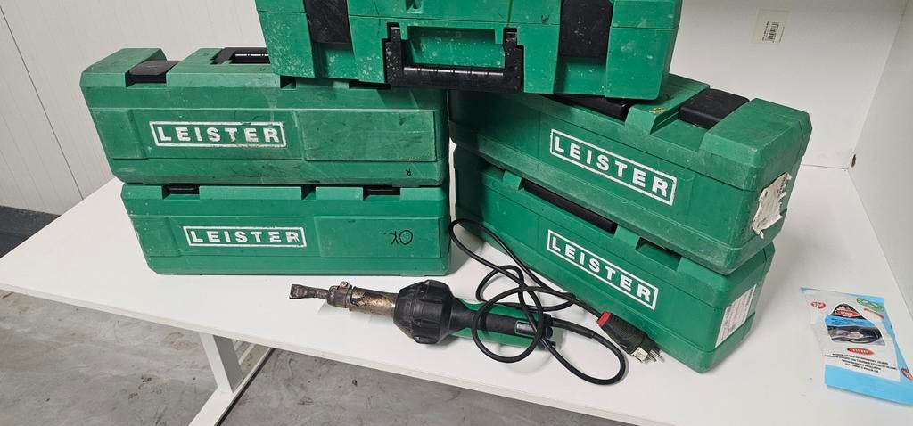 Leister lasapparaten met koffers 5pcs, Ophalen of Verzenden, Gebruikt