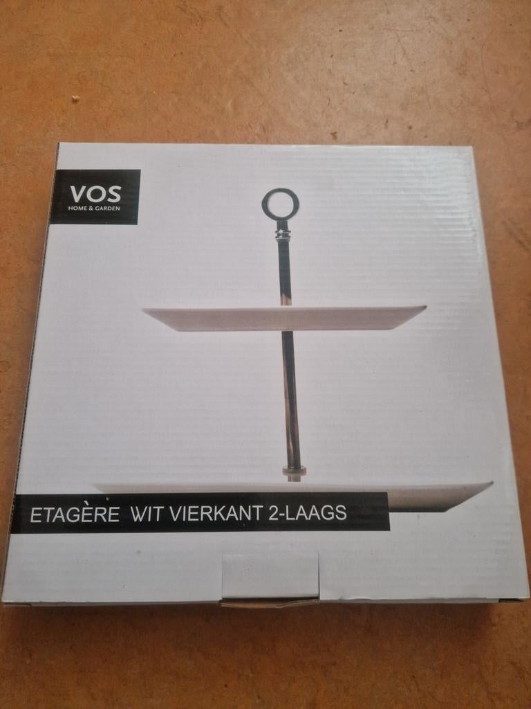 Vos Etagere wit., Ophalen of Verzenden, Nieuw