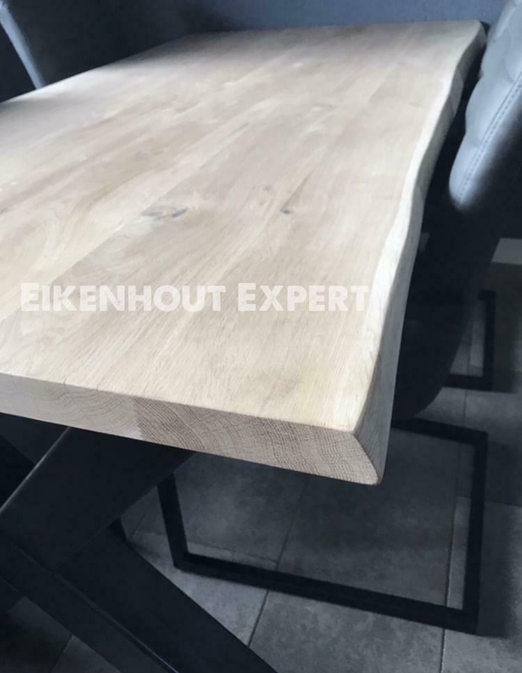 Foto 20 van Eiken Boomstam Eettafel Tafel Eikenhout BINNEN 1WEEK BEZORGD