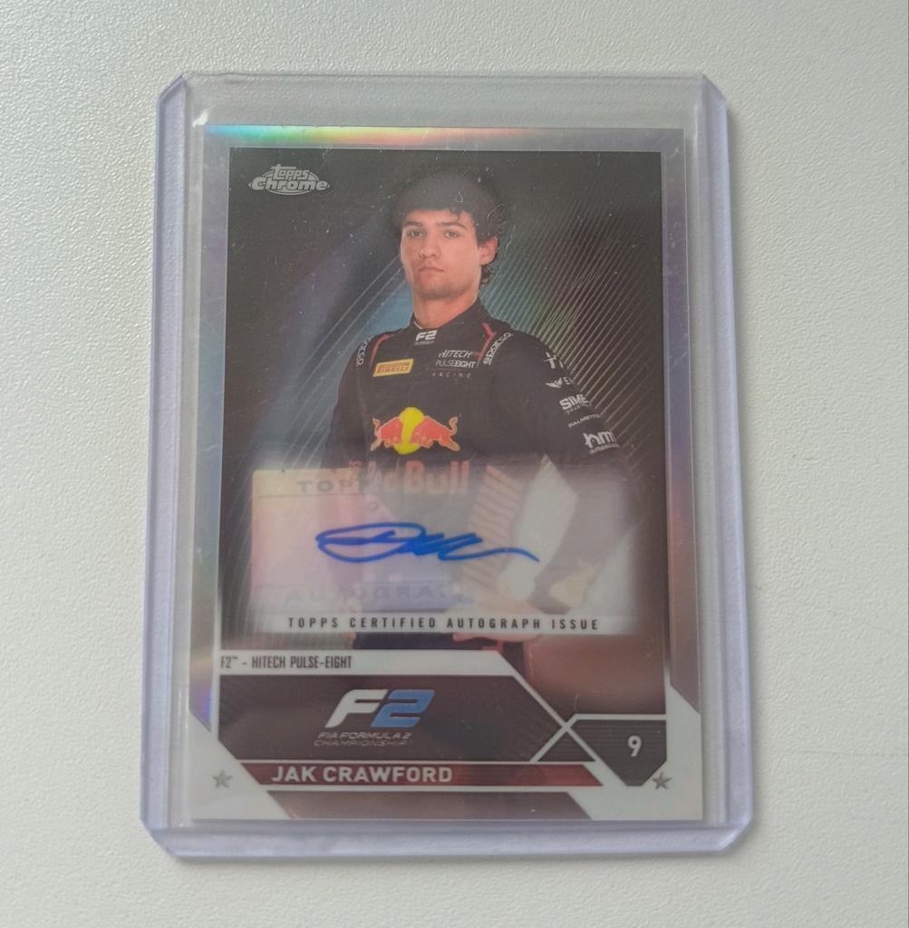 2023 Topps Chrome Formula 1 F1 Autographs Jak Crawford, Ophalen of Verzenden, Nieuw, Plaatje