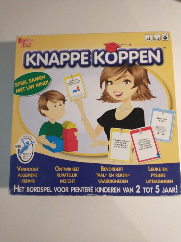 Spel voor peuters/kleuters: Knappe koppen + uitbreiding, Ophalen of Verzenden, Gebruikt, Ontdekken