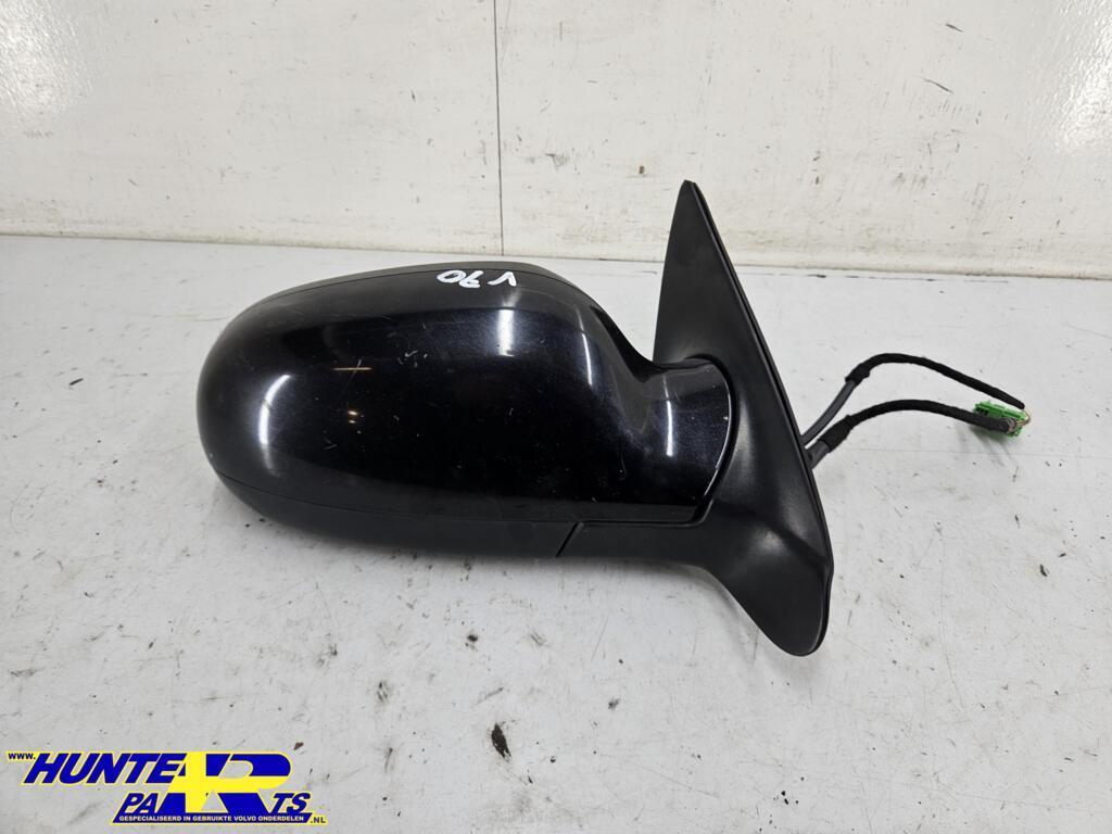 Buitenspiegel R zwart 452 Volvo V70/S60 ('00-'03), Gebruikt, Ophalen of Verzenden, Volvo, Volvo