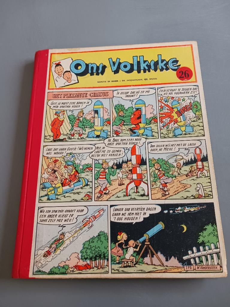Ons Volkske, Bundeling nr. 26, HC 1st druk, goede staat, Boeken, Eén stripboek, Ophalen of Verzenden, Gelezen