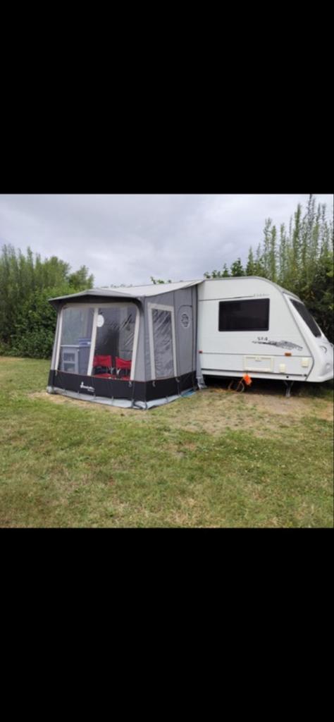 Elddis 490 Caravan  met Isabella voortent., Caravans en Kamperen, Voortenten en Luifels, Ophalen of Verzenden, Gebruikt, Overige merken