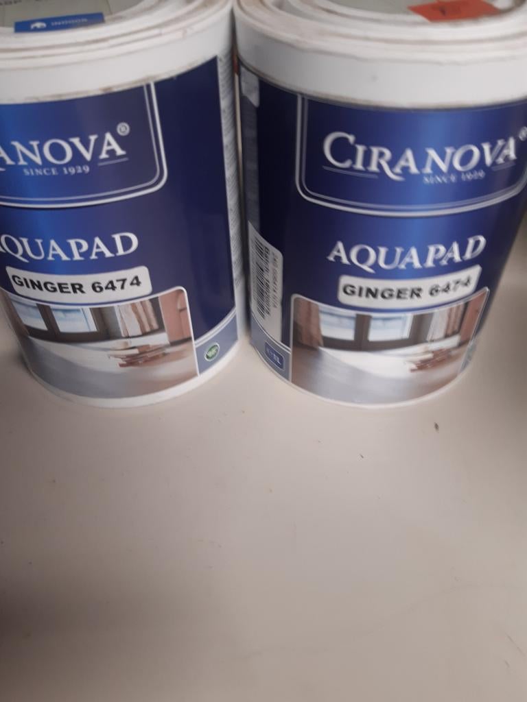 Ciranova AquaPad, watergedragen kleurbeits, div.kleuren, Doe-het-zelf en Verbouw, Ophalen of Verzenden, Nieuw, Wit