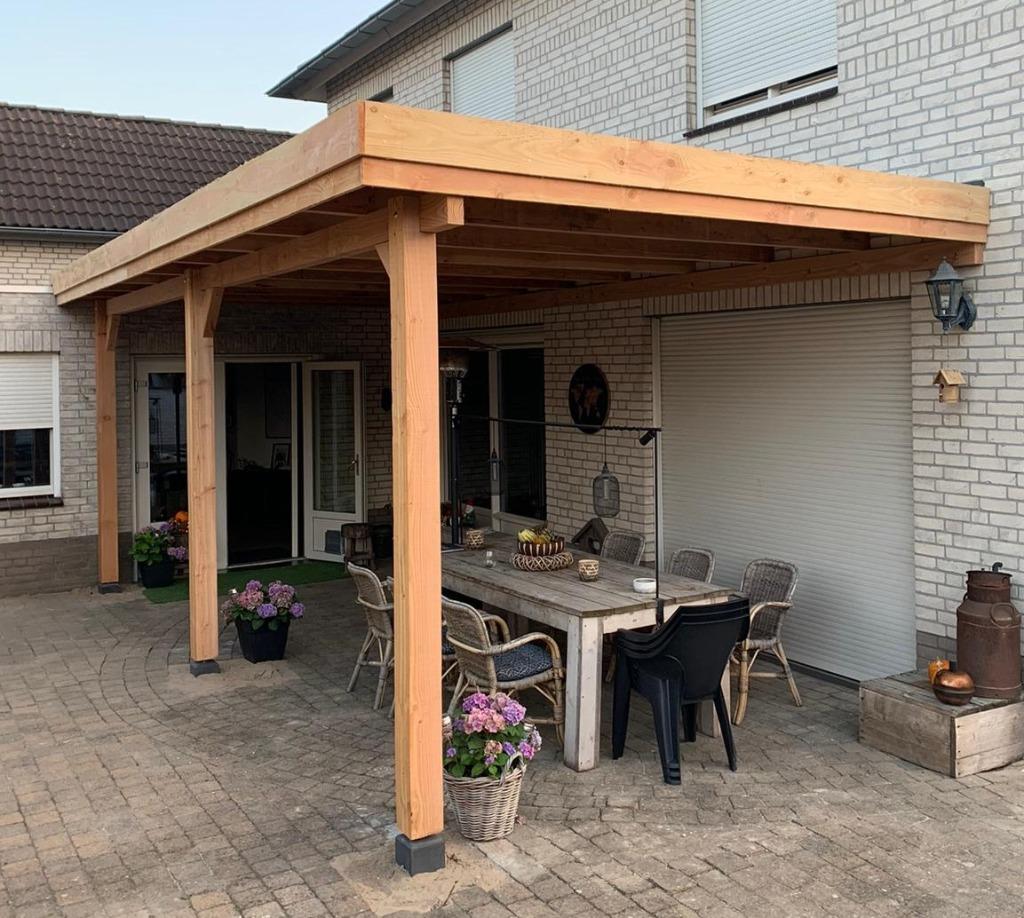 Douglas Robuust Veranda Muuraanbouw Carport Overkapping NIEU, Ophalen, Nieuw, Veranda