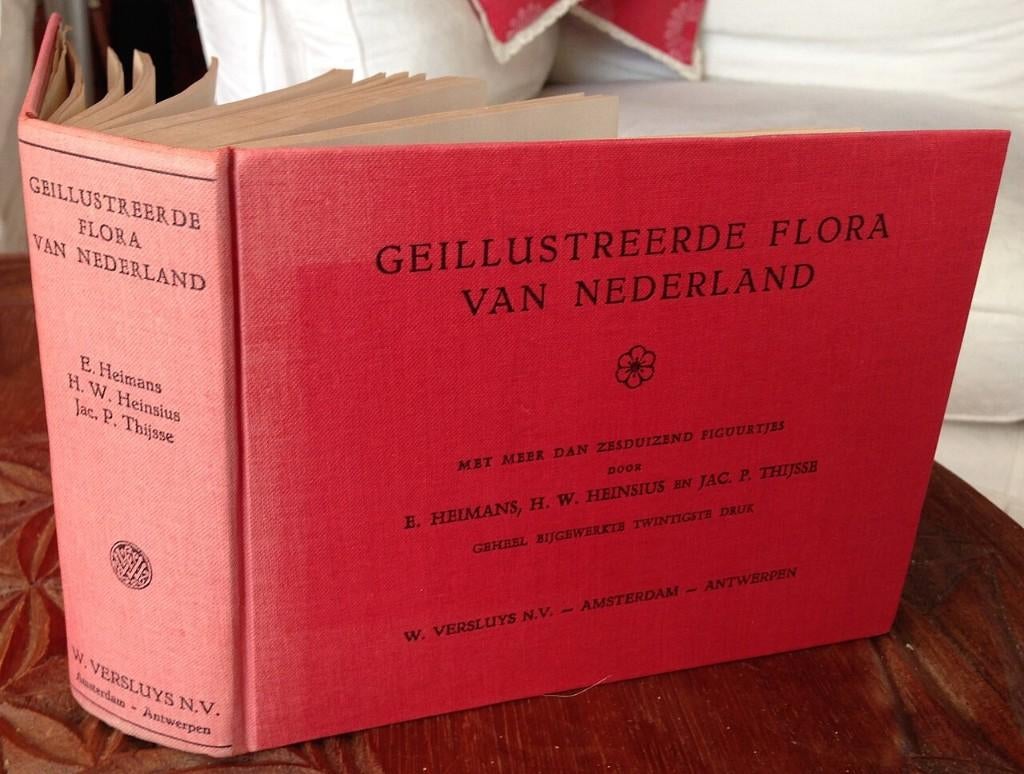 100 jaar oude Eerste Geillustreerde Flora van Nederland, Antiek en Kunst, Ophalen of Verzenden