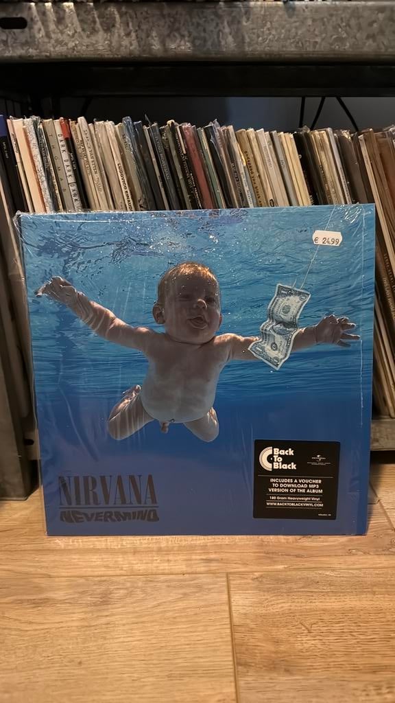 Nirvana - Nevermind LP op Back to Black, Cd's en Dvd's, Vinyl | Rock, Ophalen of Verzenden, Zo goed als nieuw, 12 inch, Poprock