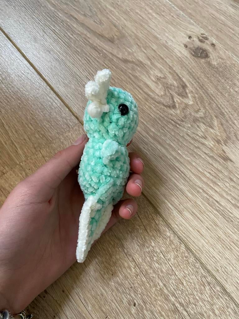 Gehaakte Axolotl van Velvet Garen, Ophalen of Verzenden, Nieuw, Haken, Overige typen