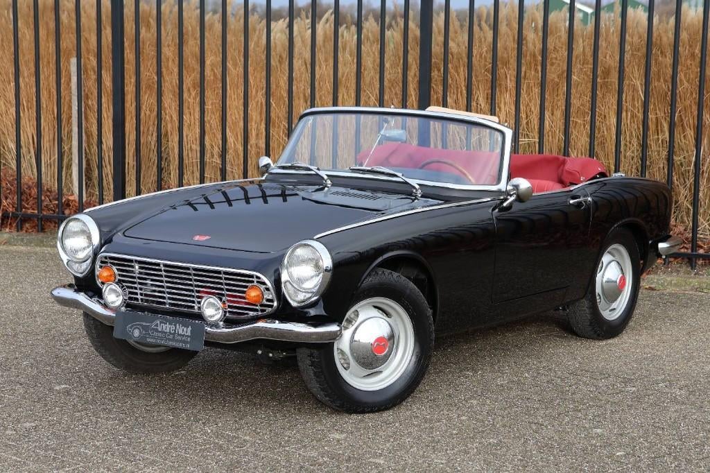 Honda S600 cabriolet, Auto's, Honda, Bedrijf, Overige modellen, Benzine, Cabriolet, Handgeschakeld, Zwart, Overige kleuren, Leder