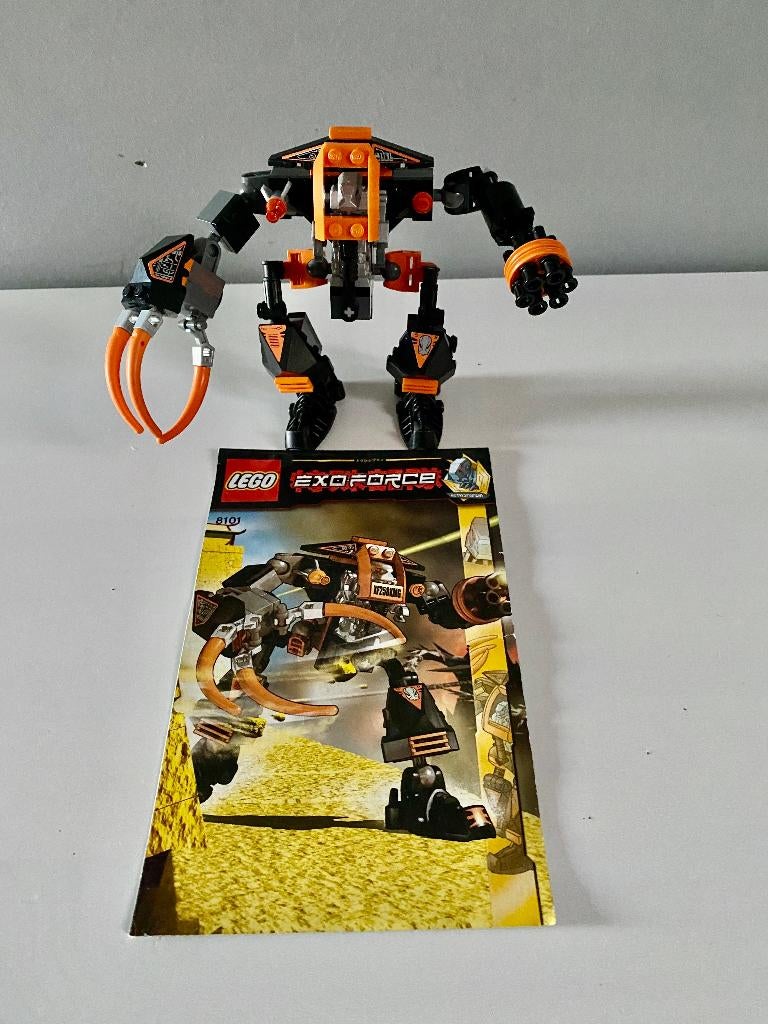 Lego 8101 Exoforce Claw Crusher, Lego, Ophalen of Verzenden, Zo goed als nieuw, Complete set