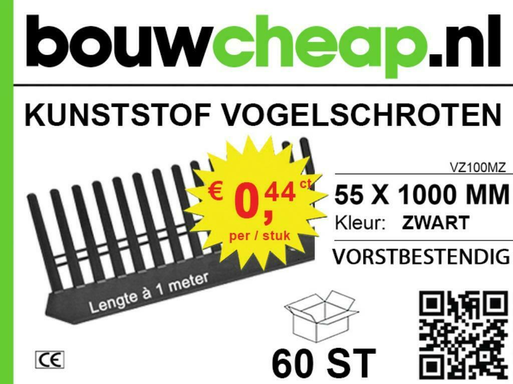 BOUWPRODUKTEN VIA BOUWCHEAP UIT VOORRAAD., Ophalen of Verzenden, Nieuw, Zwart, Dakpannen